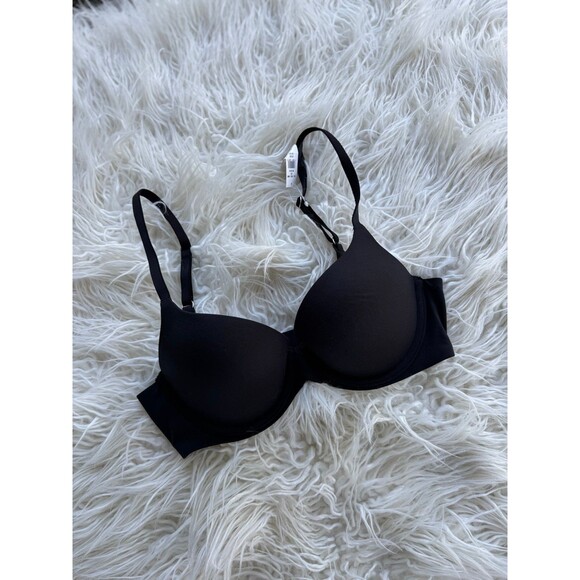 Aerie Real Sunnie Demi Bra Black Size 32C - Picture 3 of 9